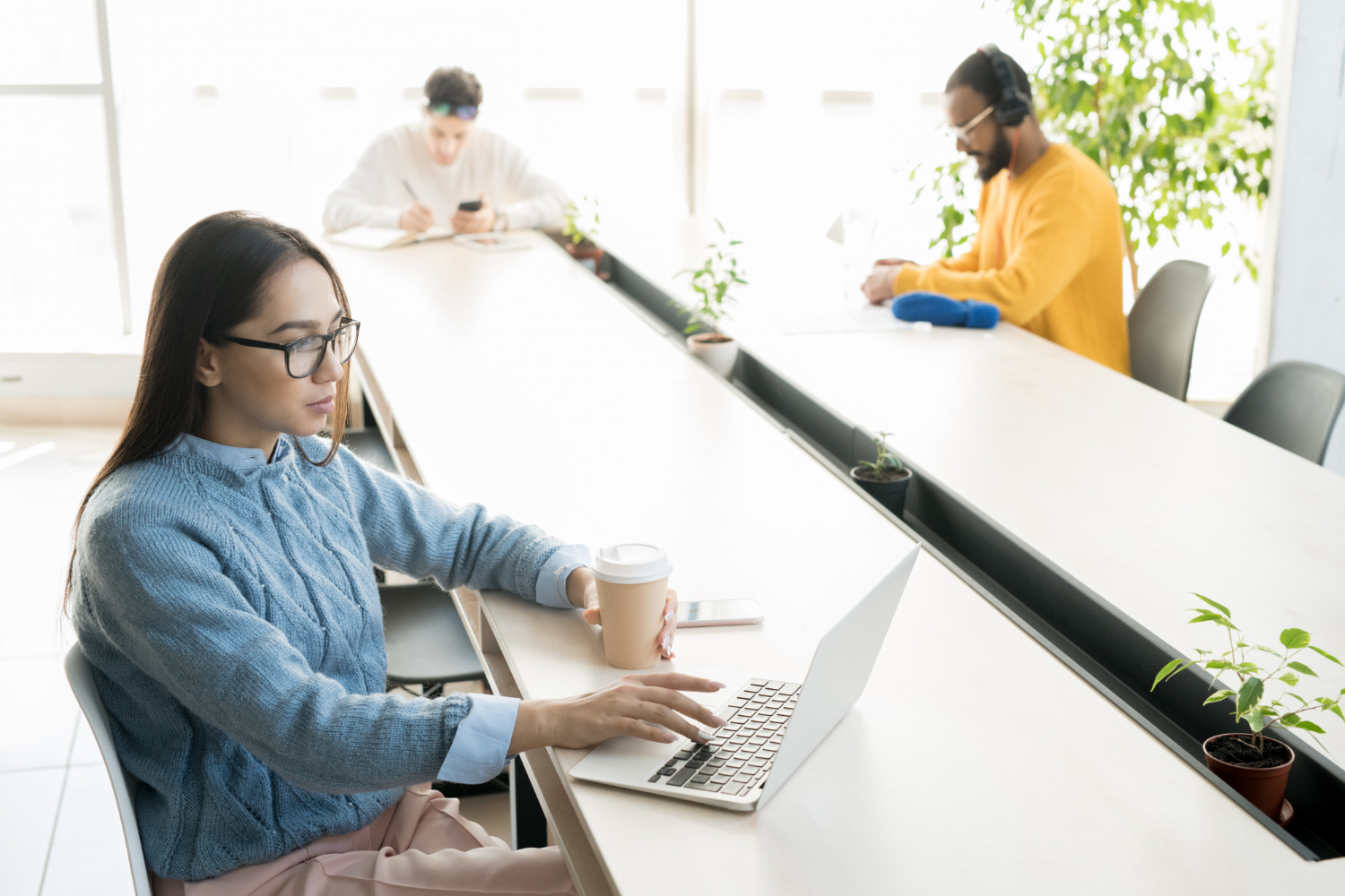 บรรยากาศการทำงานใน Coworking Space
