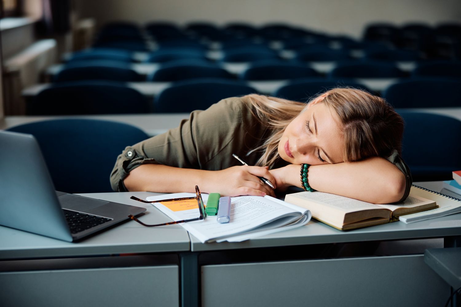 Don't get discouraged just yet if you aren't doing well in your studies.